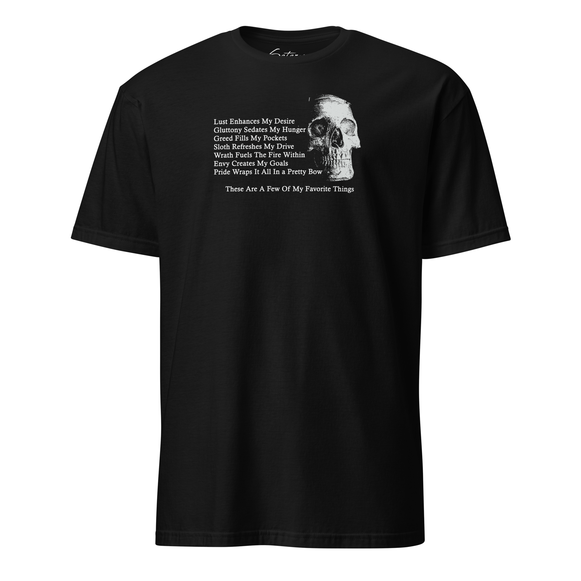 Favorite Sins Shirt - Satanme