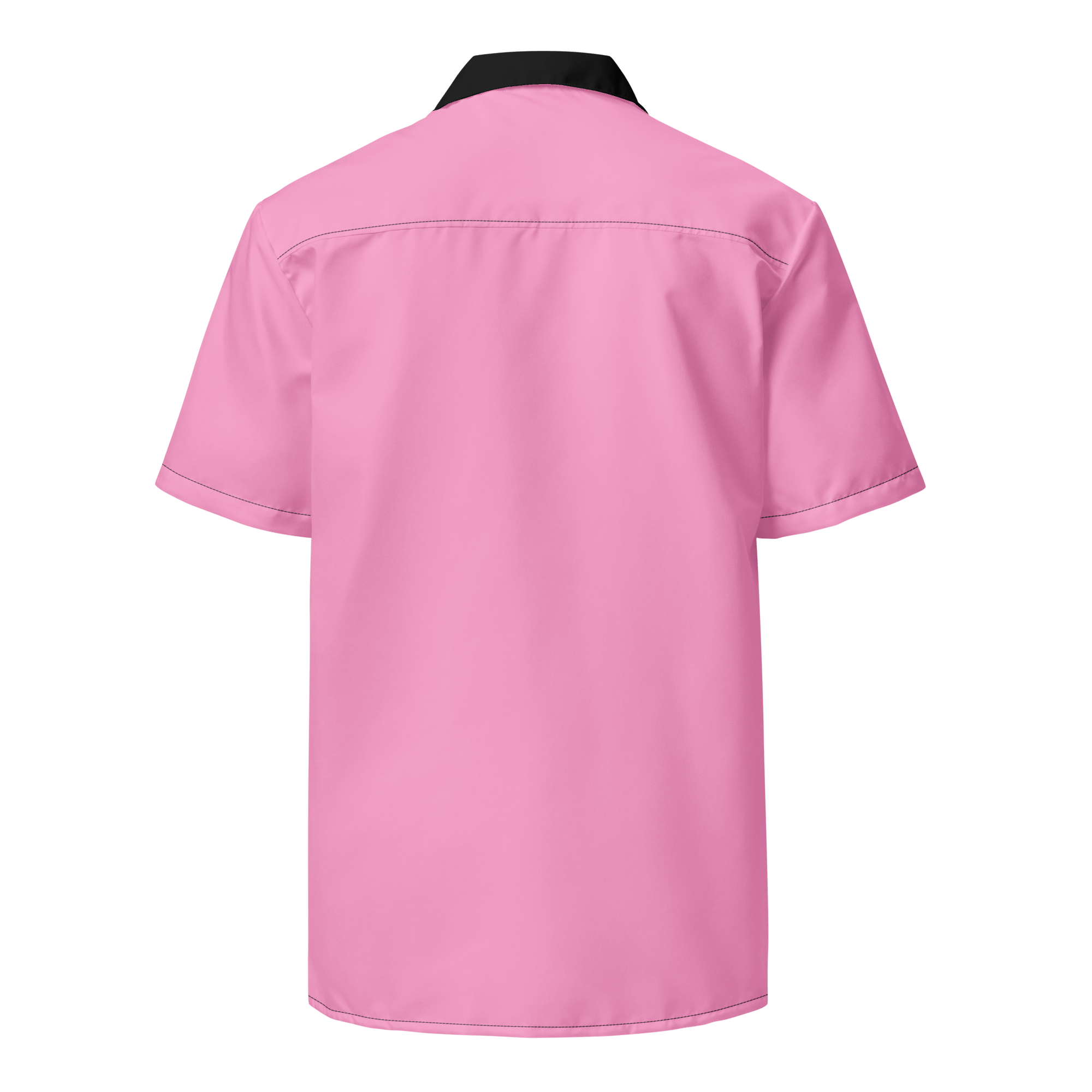 Forbidden Pink Baphomet Camp Shirt - Satanme