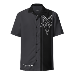 Gloomy Baphomet Camp Shirt - Satanme