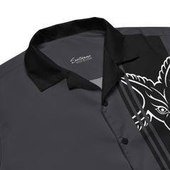 Gloomy Baphomet Camp Shirt - Satanme