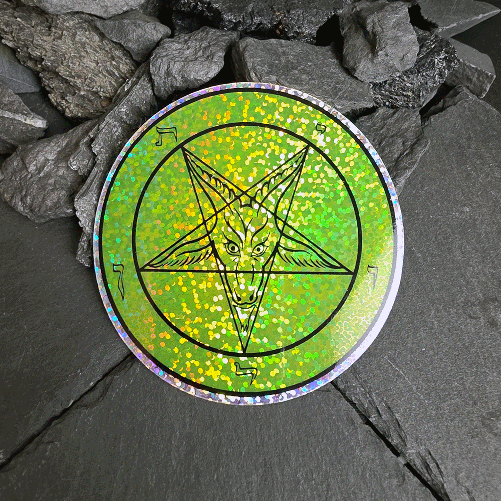 Green-Eyed Magic - Chaos Sticker - Satanme
