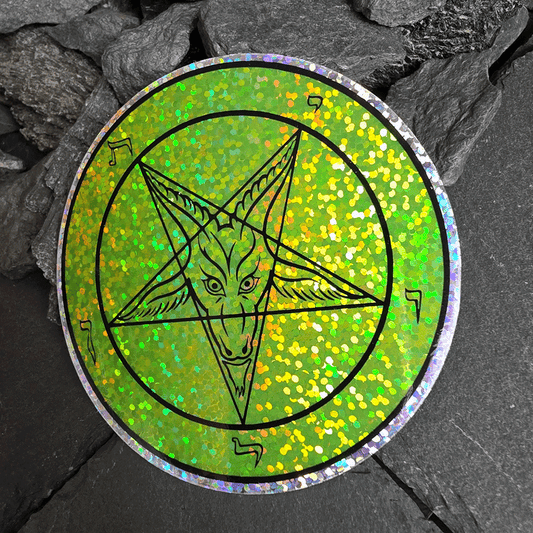 Green-Eyed Magic - Chaos Sticker - Satanme