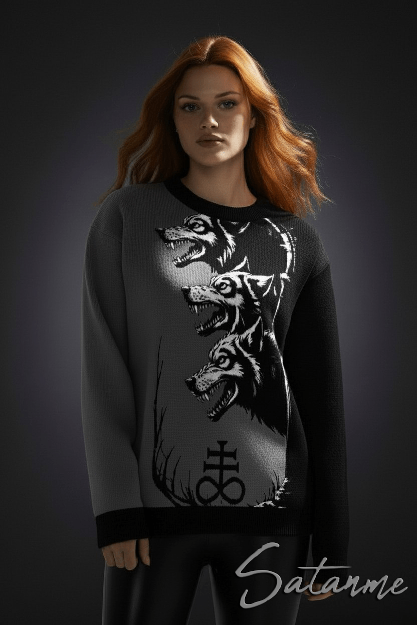 Hellbound Knitted Sweater - Satanme