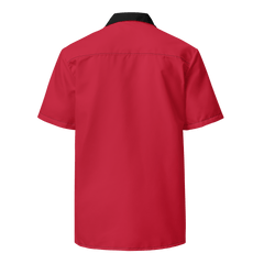 HellFire Red Baphomet Camp Shirt - Satanme