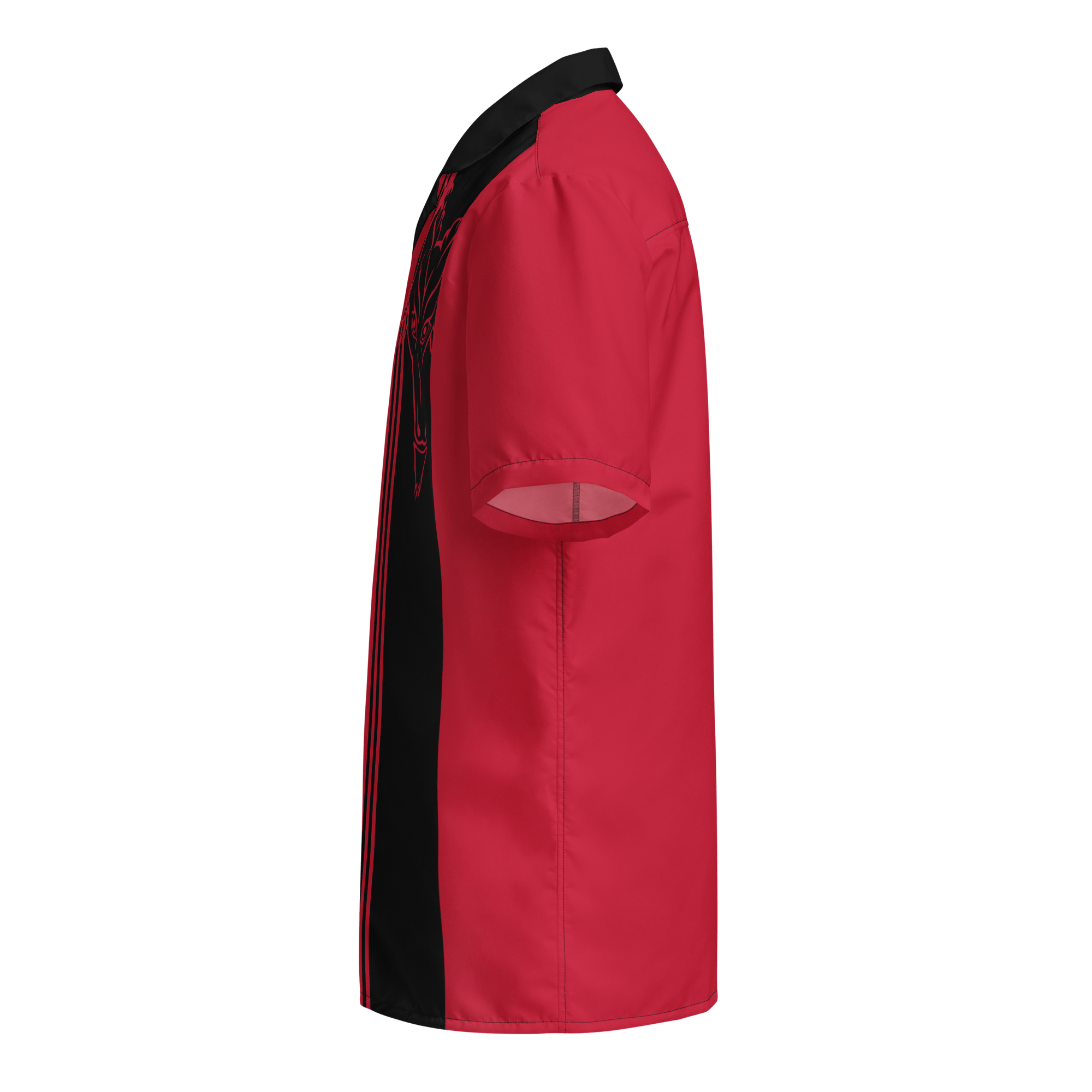 HellFire Red Baphomet Camp Shirt - Satanme