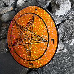 Hellish Embers - Chaos Sticker - Satanme