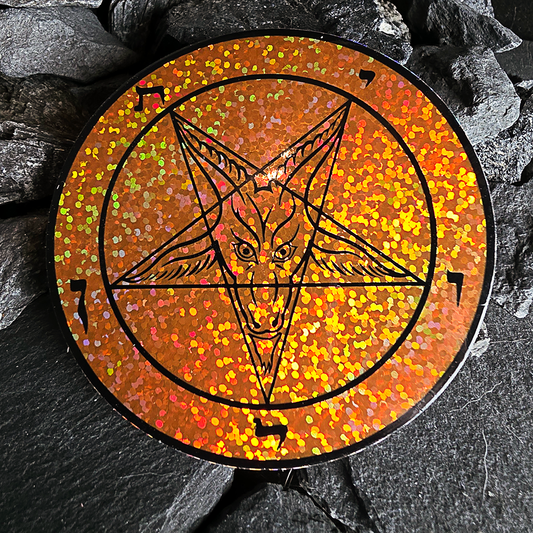 Hellish Embers - Chaos Sticker - Satanme