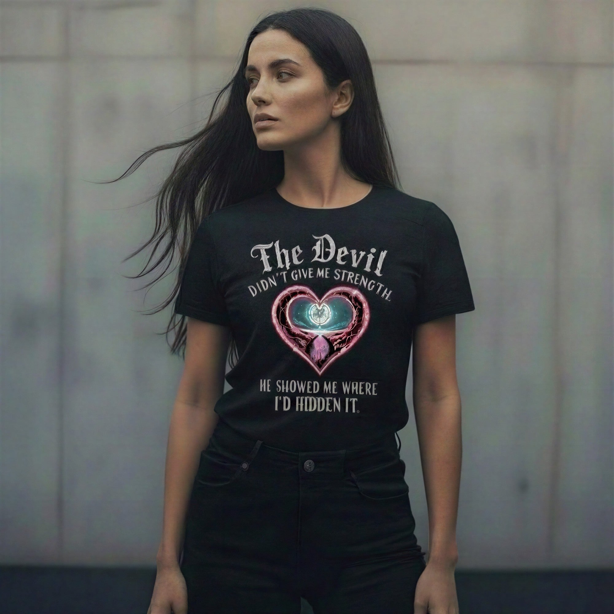 Hidden Strength Women’s Softstyle Shirt - Satanme