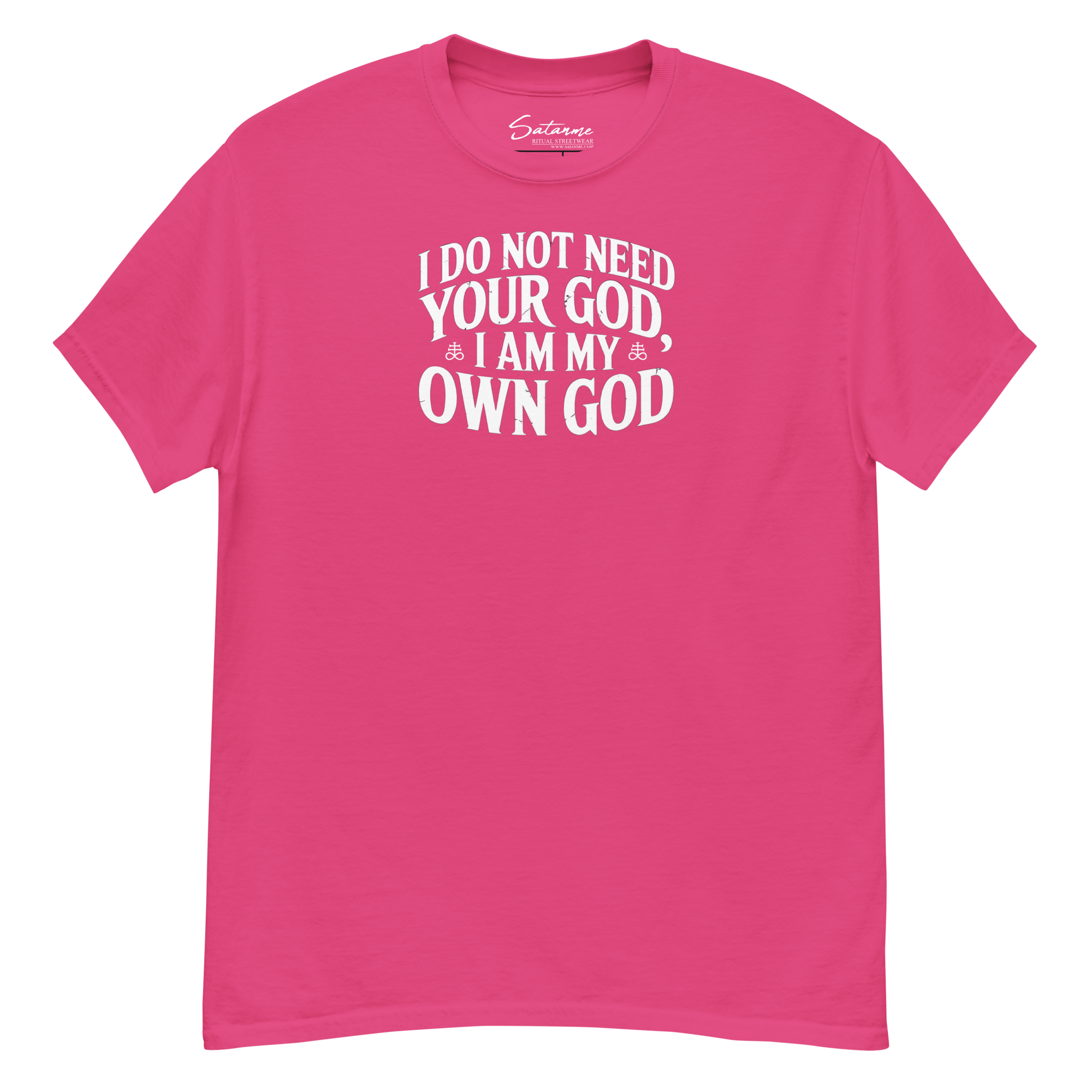 I Do Not Need Your God Shirt - Satanme