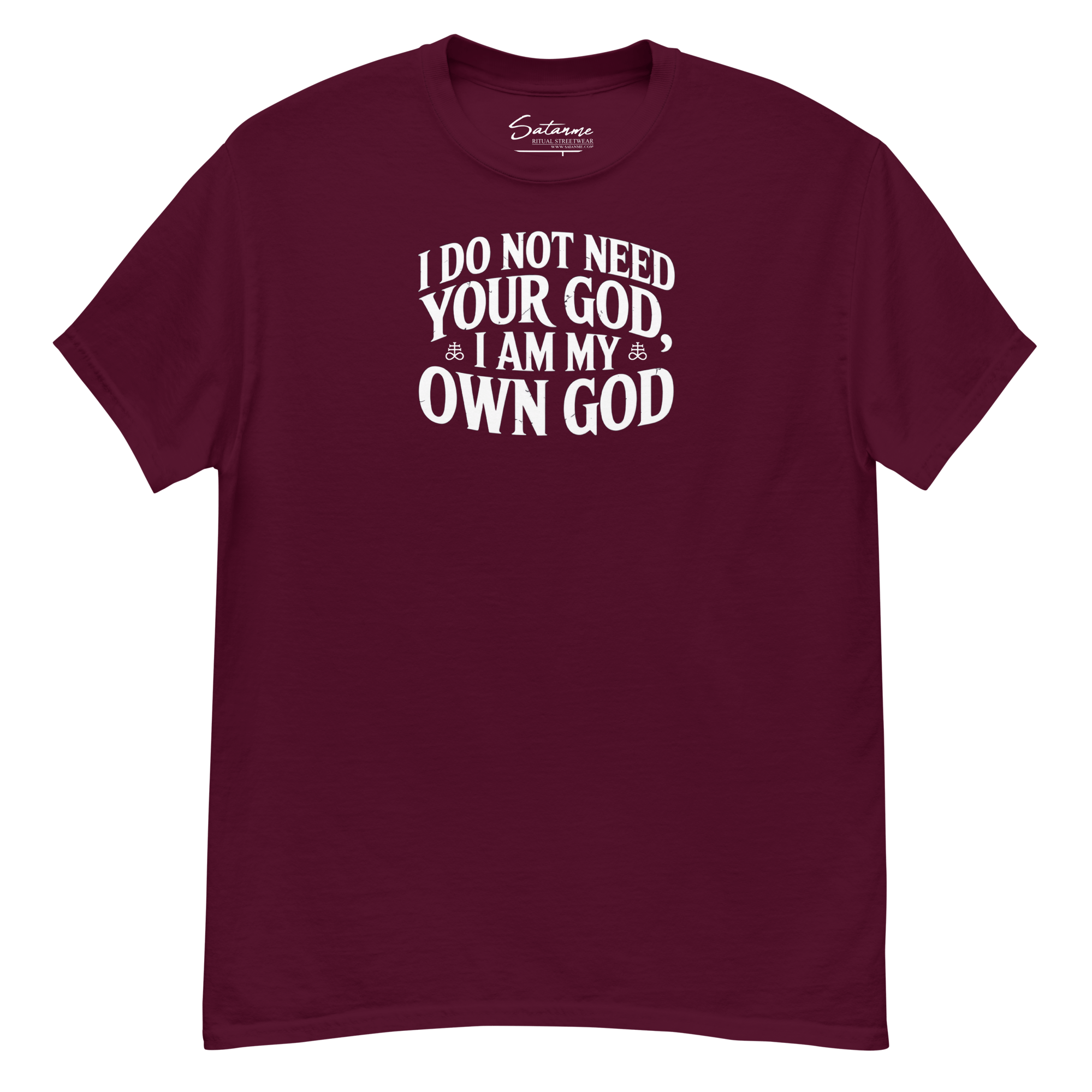 I Do Not Need Your God Shirt - Satanme