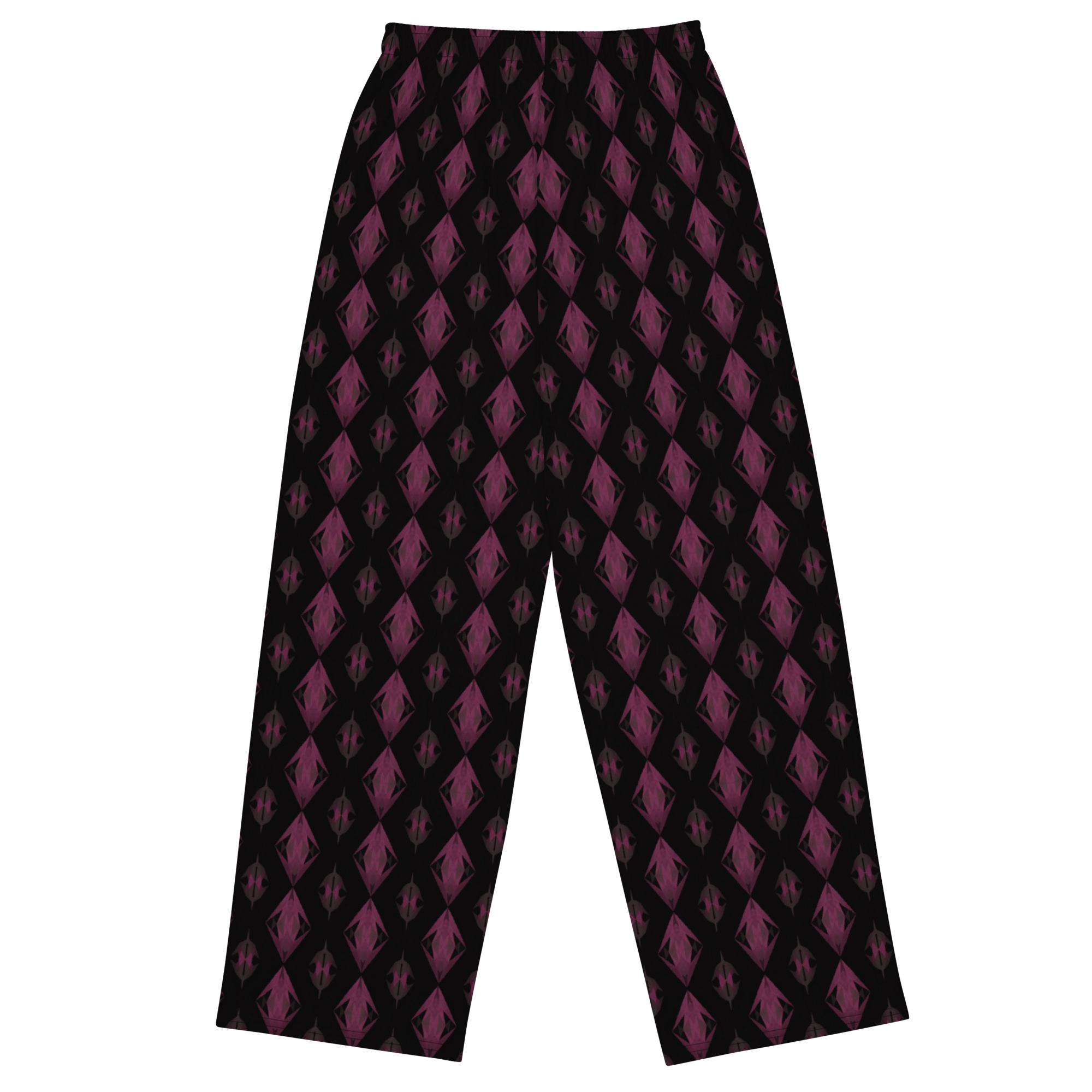 Infernal Harlequin Wide - Leg Joggers - Satanme