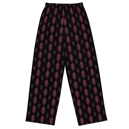 Infernal Harlequin Wide - Leg Joggers - Satanme