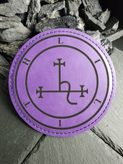 Infernal Leather Coasters (6 - Pack) - Satanme