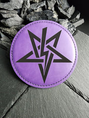 Infernal Leather Coasters (6 - Pack) - Satanme