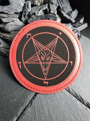 Infernal Leather Coasters (6 - Pack) - Satanme