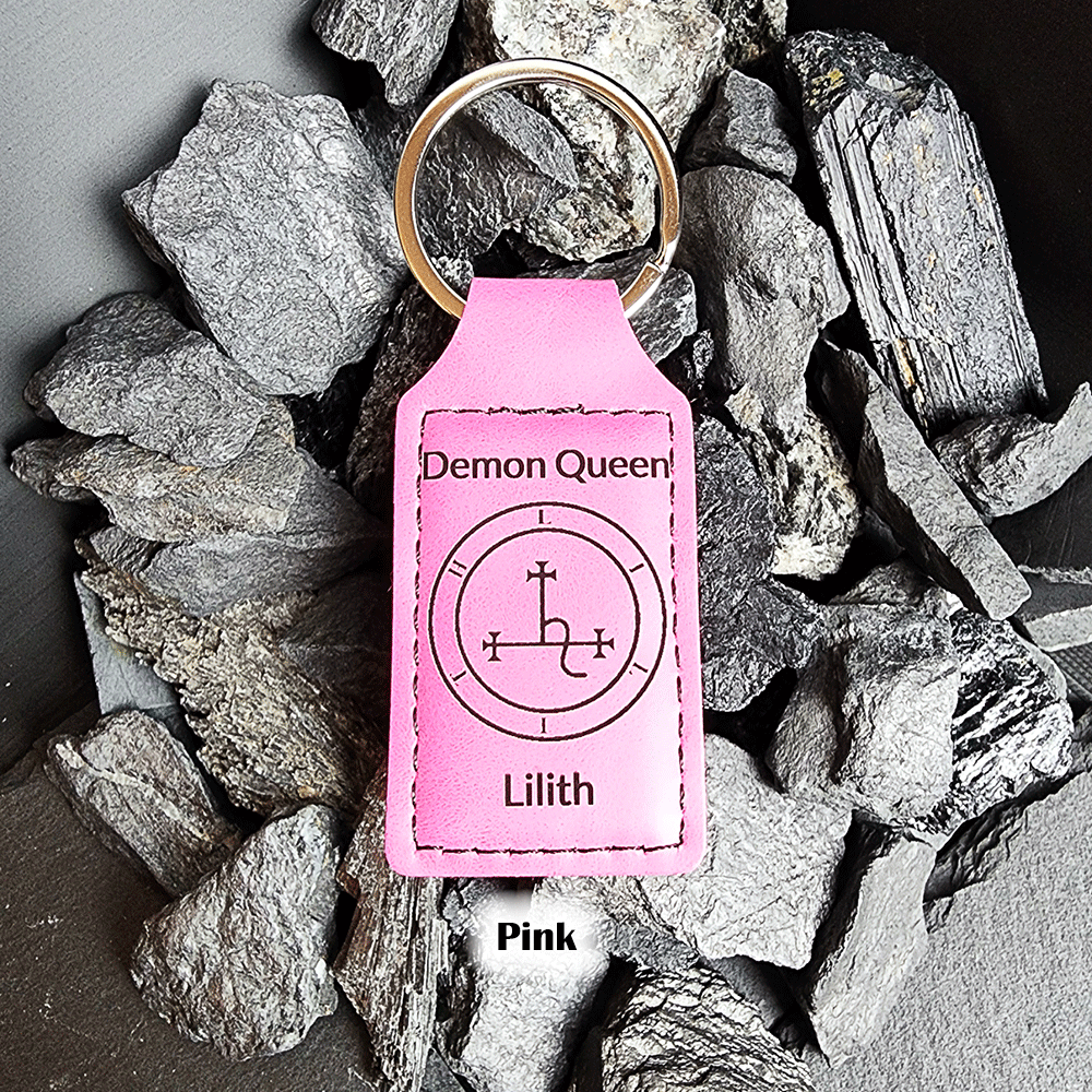 Infernal Leather Key Chain - Satanme