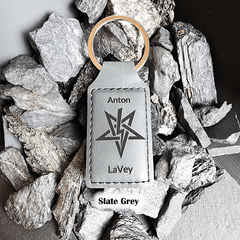 Infernal Leather Key Chain - Satanme