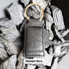 Infernal Leather Key Chain - Satanme