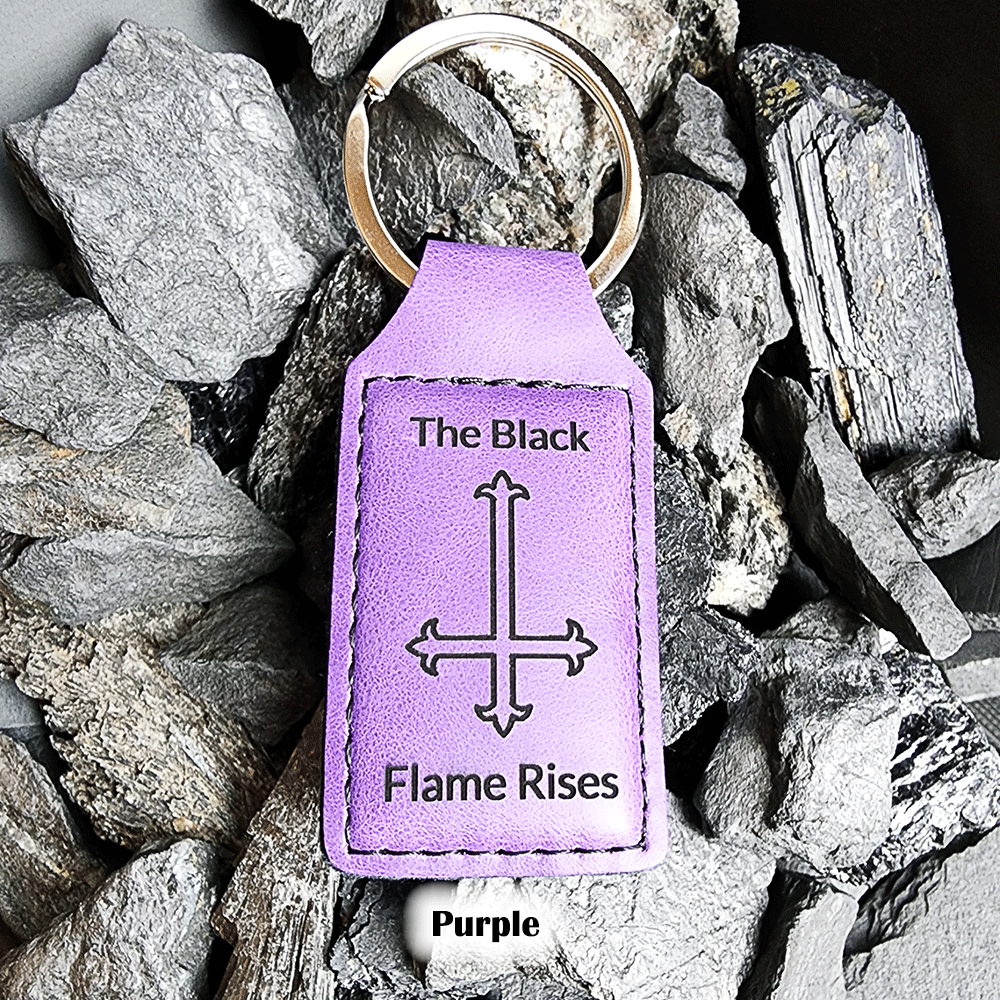 Infernal Leather Key Chain - Satanme