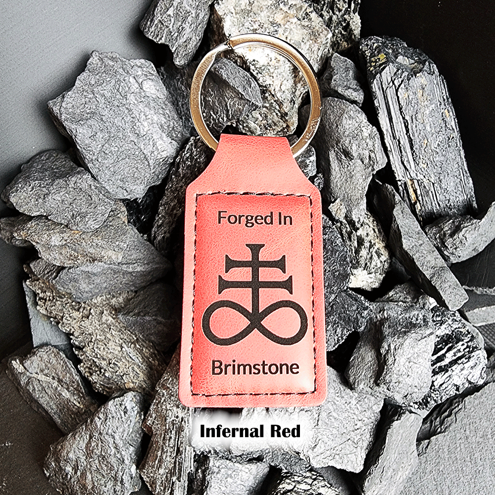 Infernal Leather Key Chain - Satanme