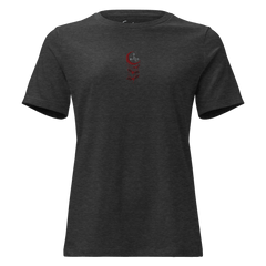 Lilith’s Embrace Embroidered Women's Fitted Shirt - Satanme