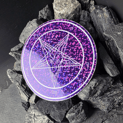 Plum Witchery - Chaos Sticker - Satanme