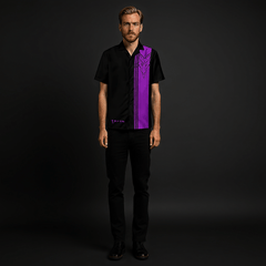 Purple Reign Baphomet Camp Shirt - Satanme