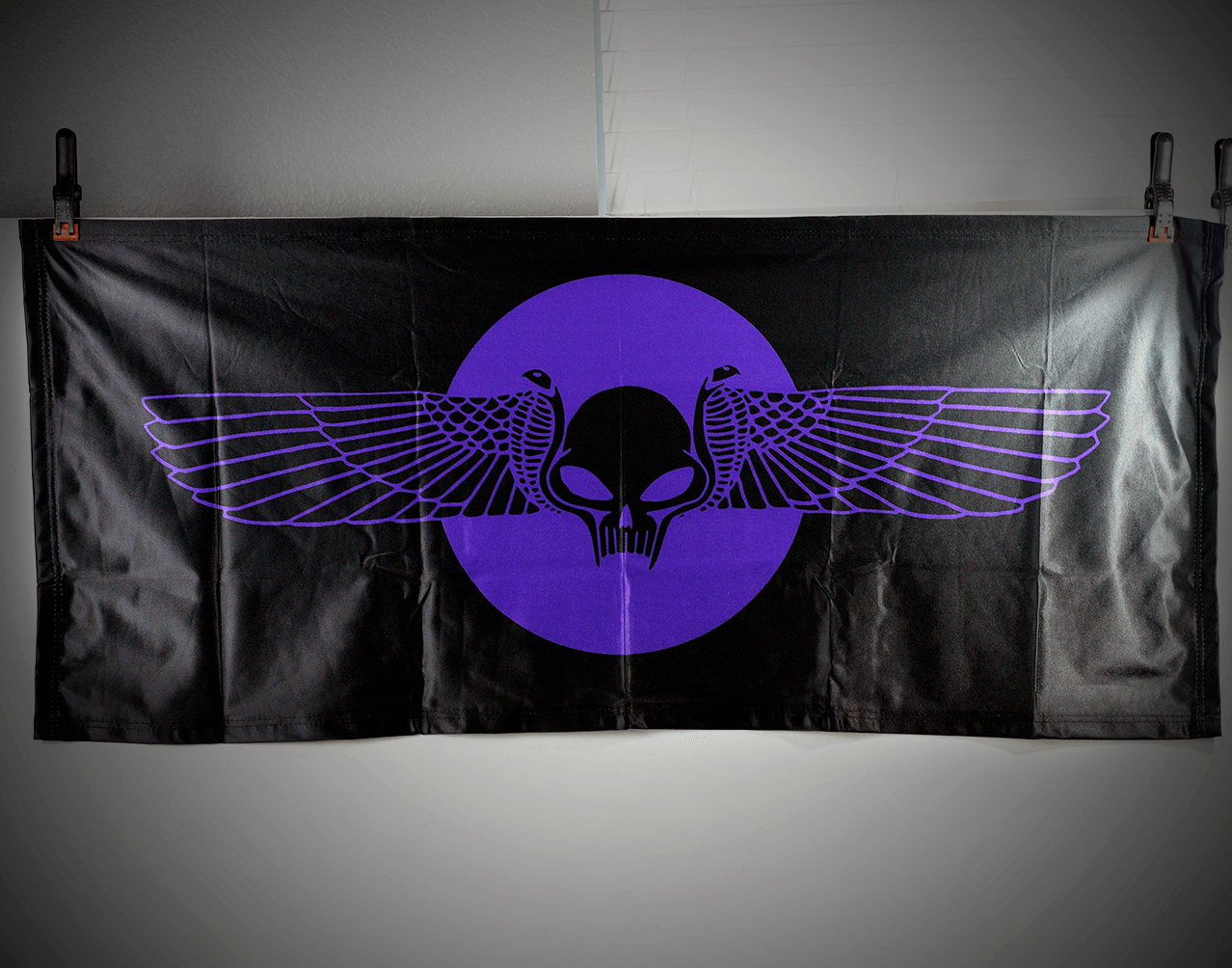 ToV Winged Skull Wall Banner - Satanme