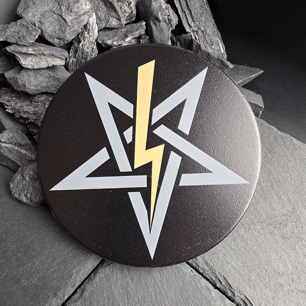 Satanme Ceramic Drink Coasters - Satanme