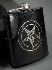 Sigil of Baphomet Flask Set - Satanme