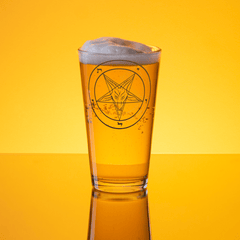 Sigil of Baphomet Shaker Pint Glass - Satanme