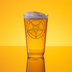 Sigil of Baphomet Shaker Pint Glass - Satanme