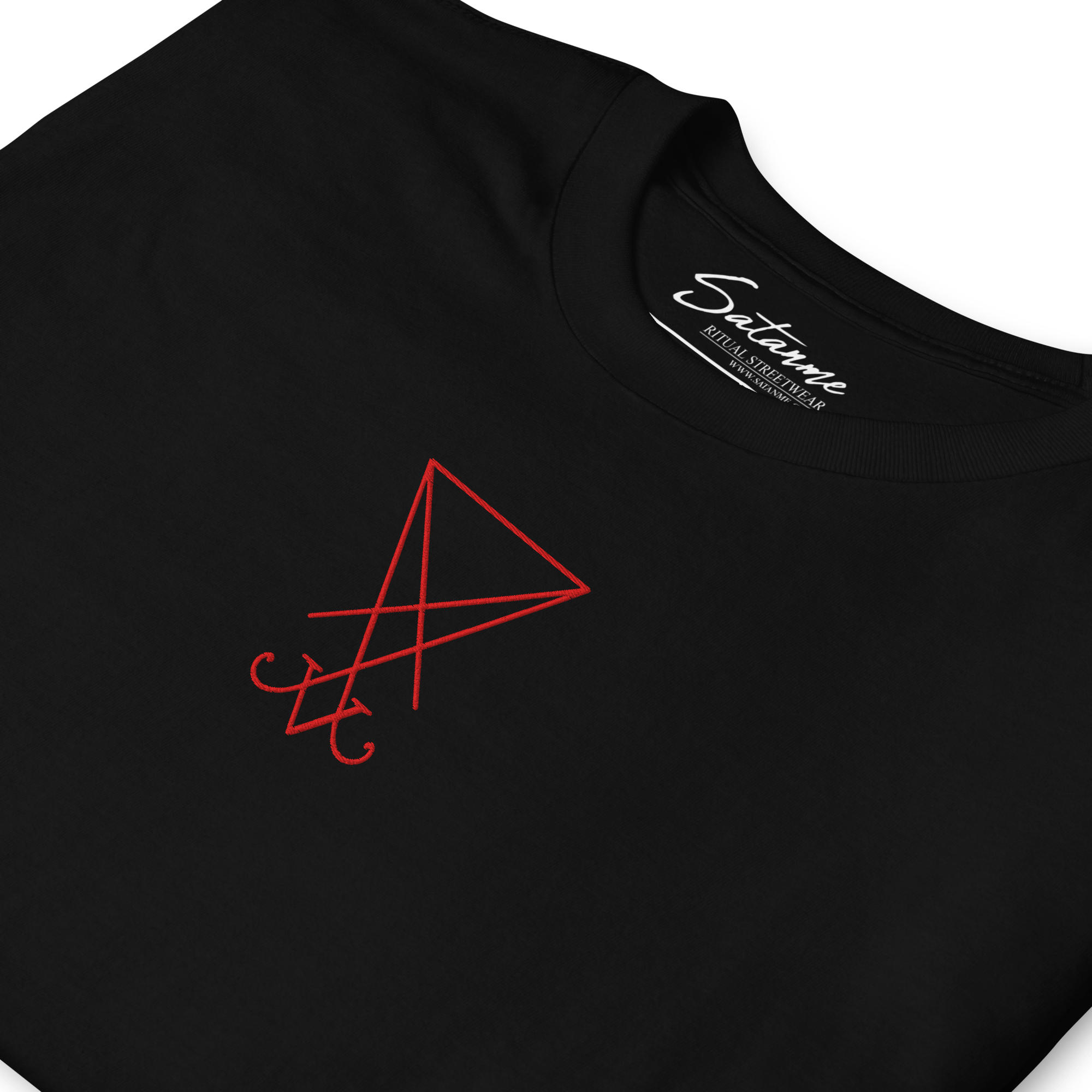 Sigil of Lucifer Embroidered Shirt - Satanme