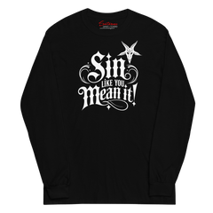Sin Like You Mean It Long Sleeve Shirt - Satanme