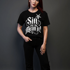 Sin Like You Mean It Shirt - Satanme