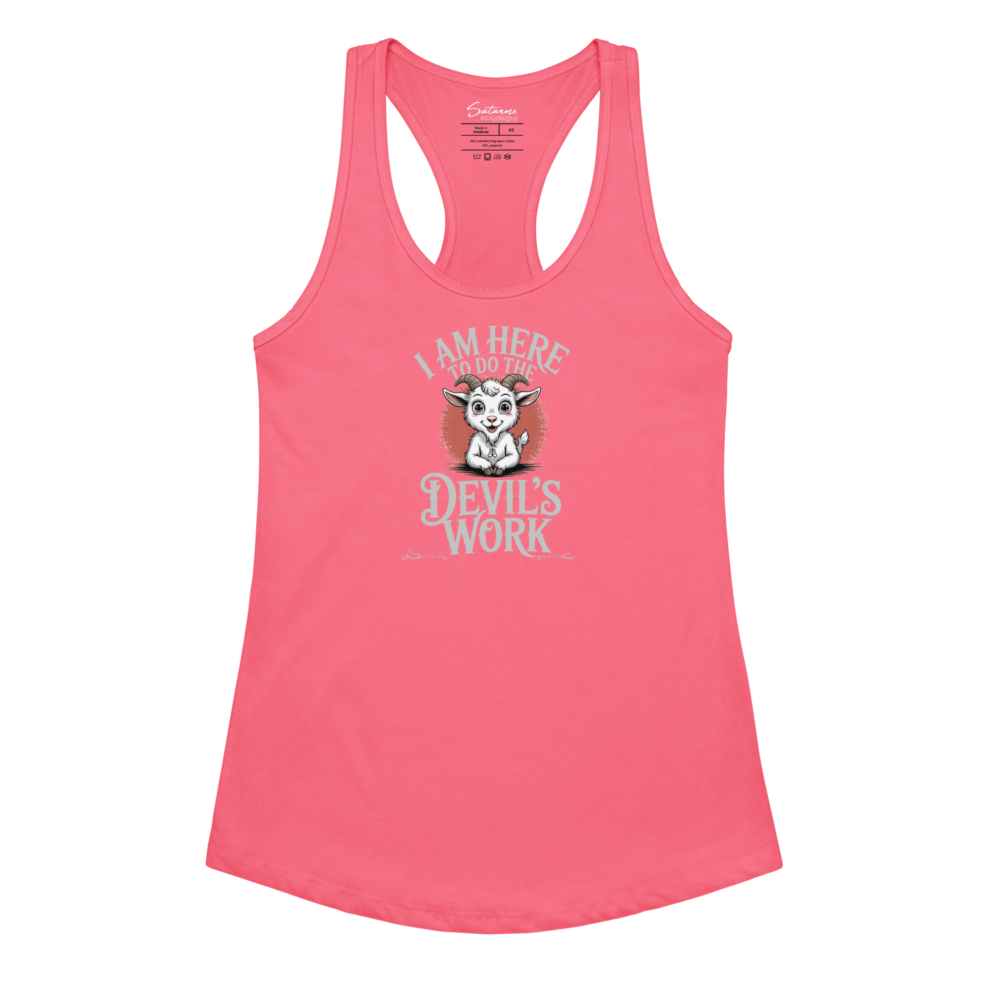 The Devil’s Intern fitted tank top - Satanme