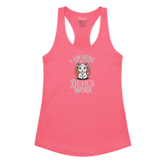 The Devil’s Intern fitted tank top - Satanme