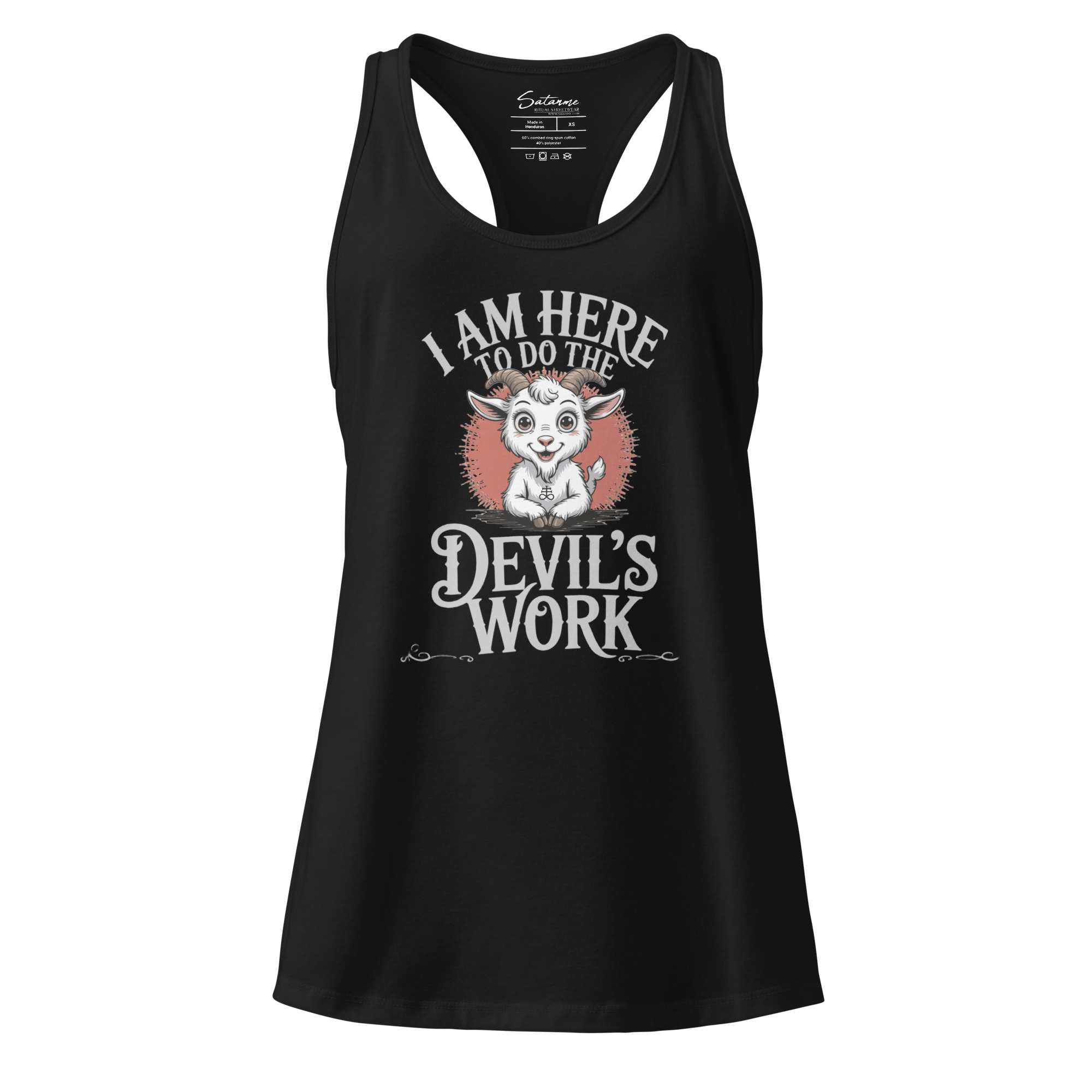 The Devil’s Intern fitted tank top - Satanme