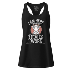 The Devil’s Intern fitted tank top - Satanme