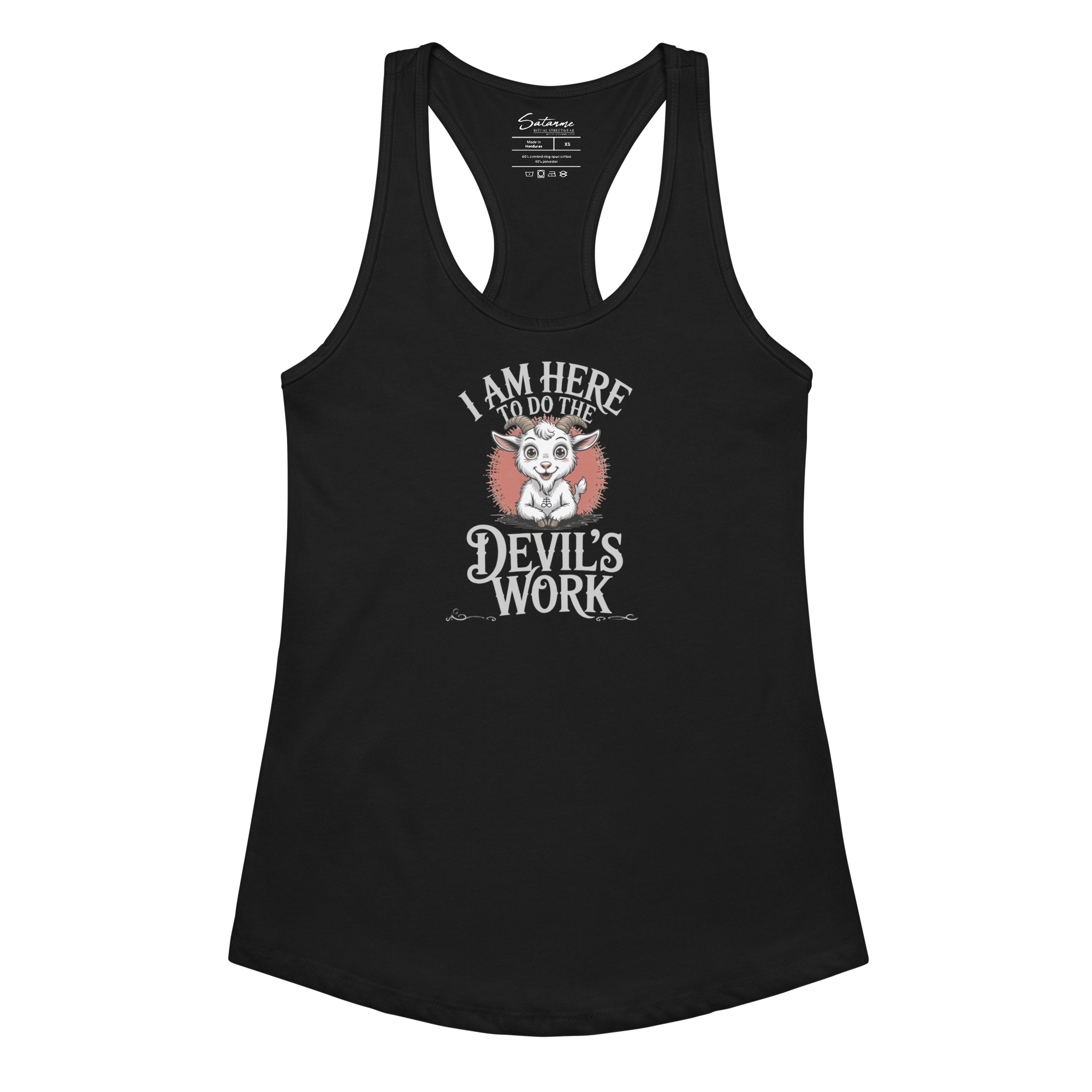 The Devil’s Intern fitted tank top - Satanme
