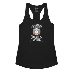 The Devil’s Intern fitted tank top - Satanme