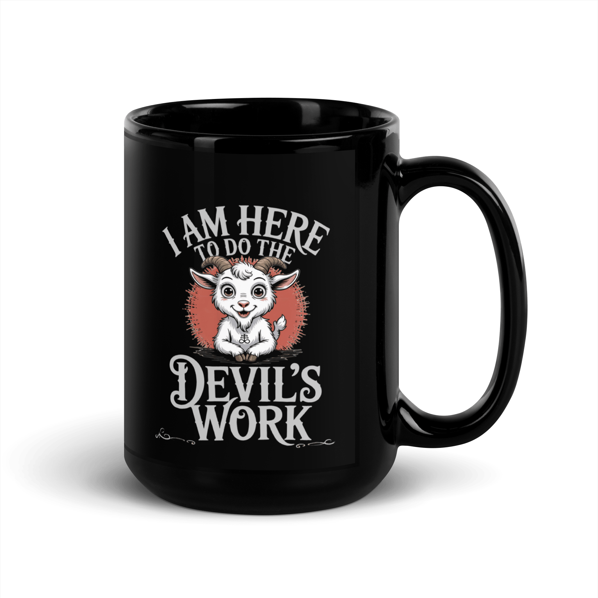 The Devil's Work Coffee Mug - Satanme
