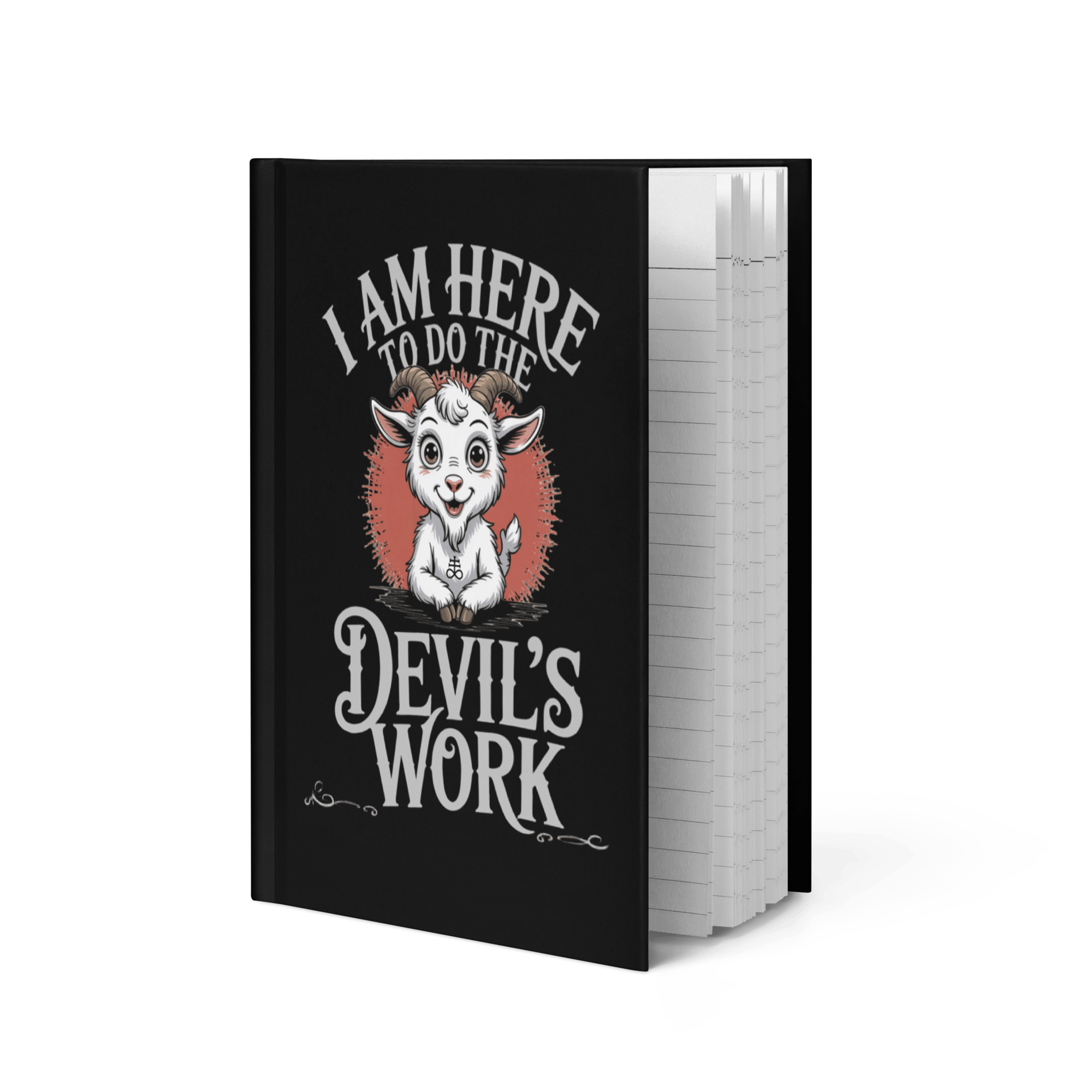 The Devil's Work Hardcover Journal - Satanme