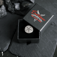 The Ghost Baphomet Ring - Satanme