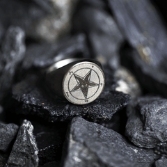 The Ghost Baphomet Ring - Satanme