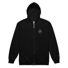 The Infernal Crown Zip Hoodie - Satanme