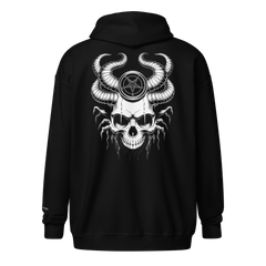 The Infernal Crown Zip Hoodie - Satanme