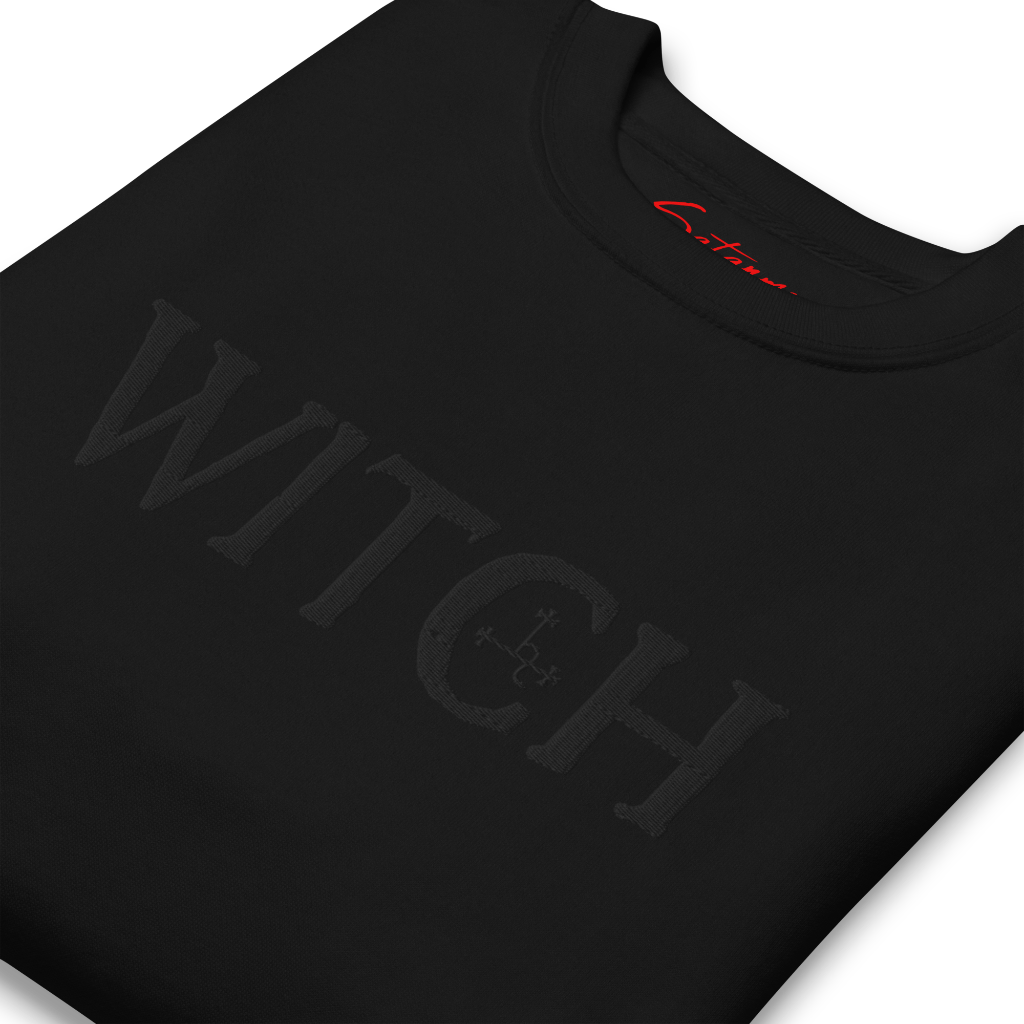 WITCH Embroidered Sweatshirt - Satanme