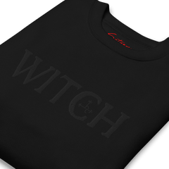 WITCH Embroidered Sweatshirt - Satanme