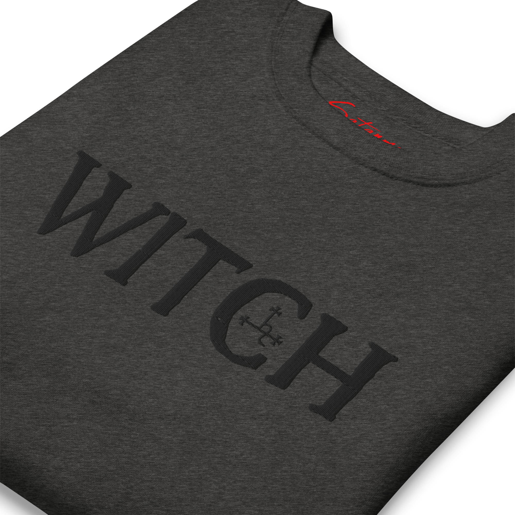 WITCH Embroidered Sweatshirt - Satanme